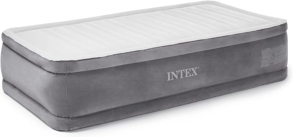 Intex Comfort Dura-Beam Airbed Internal Electric Pump Bed Height Elevated (2020 Model)