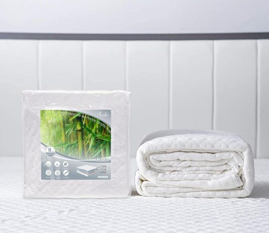 King Size Waterproof Mattress Protector Review king size waterproof mattress protector rayon from bamboo cooling fitted mattress pad cover with deep pocket up to 18 5