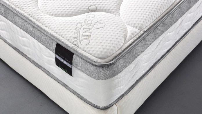 oliver smith organic cotton 10 inch perfect sleep comfort plush euro pillow top cool memory foam pocket spring mattress 
