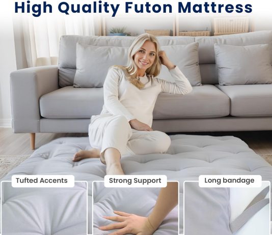 syrinx futon mattress japanese floor mattress botanical style sleeping mats for adults foldable portable sleeping pads f 1