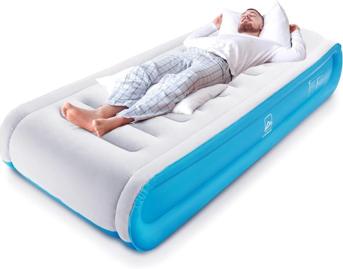 valwix twin air mattress with built in pump pillow 17 height air bed wsupportive tech inflatable mattress for home trave valwix twin air mattress with built in pump pillow 17 height air bed wsupportive tech inflatable mattress for home trave