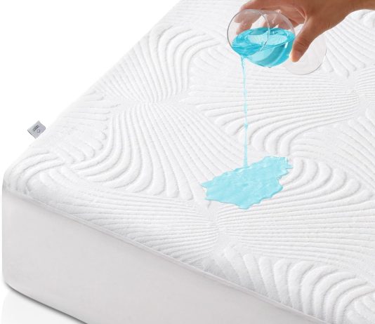 Cooling Bamboo Rayon Mattress Cover Review waterproof mattress protector queen size cooling bamboo rayon mattress cover soft breathable noiseless 3d air fabric bed