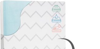 waterproof pack and play mattress topper 38 x 26 roll up style breathable soft memory foam portable playard mattress top