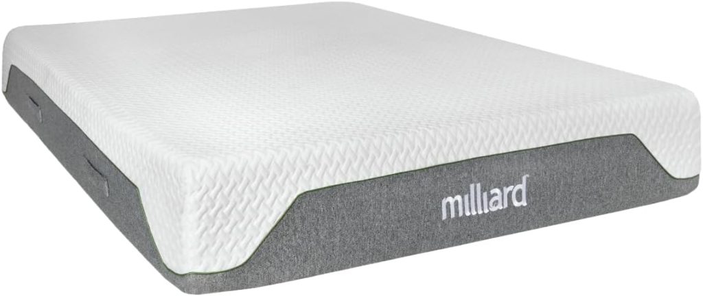 Milliard Memory Foam Mattress 10 inch Firm, Bed-in-a-Box | Pressure Relieving, Classic (King)