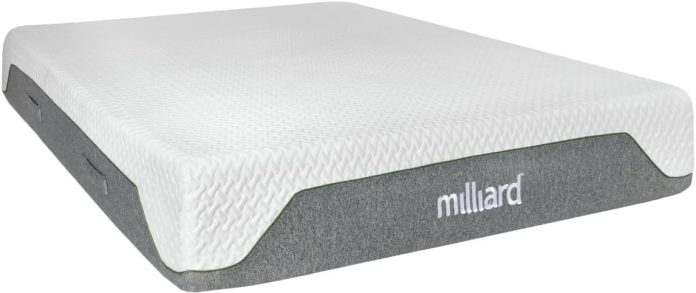 milliard memory foam mattress 10 inch firm bed in a box pressure relieving classic king