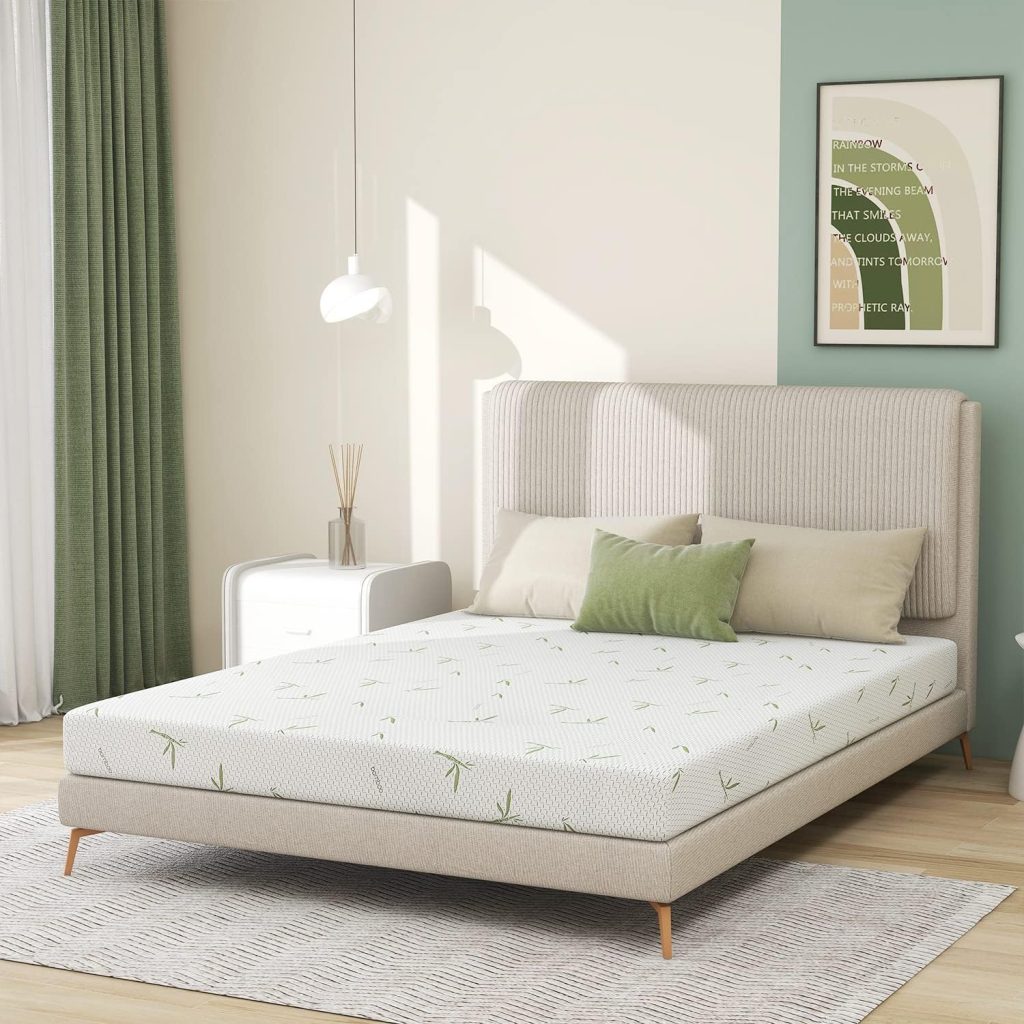 Queen Mattress, 10 inch Queen Size Gel Memory Foam Mattress for a Cool Sleep Pressure Relief, Medium Firm, Bed in a Box