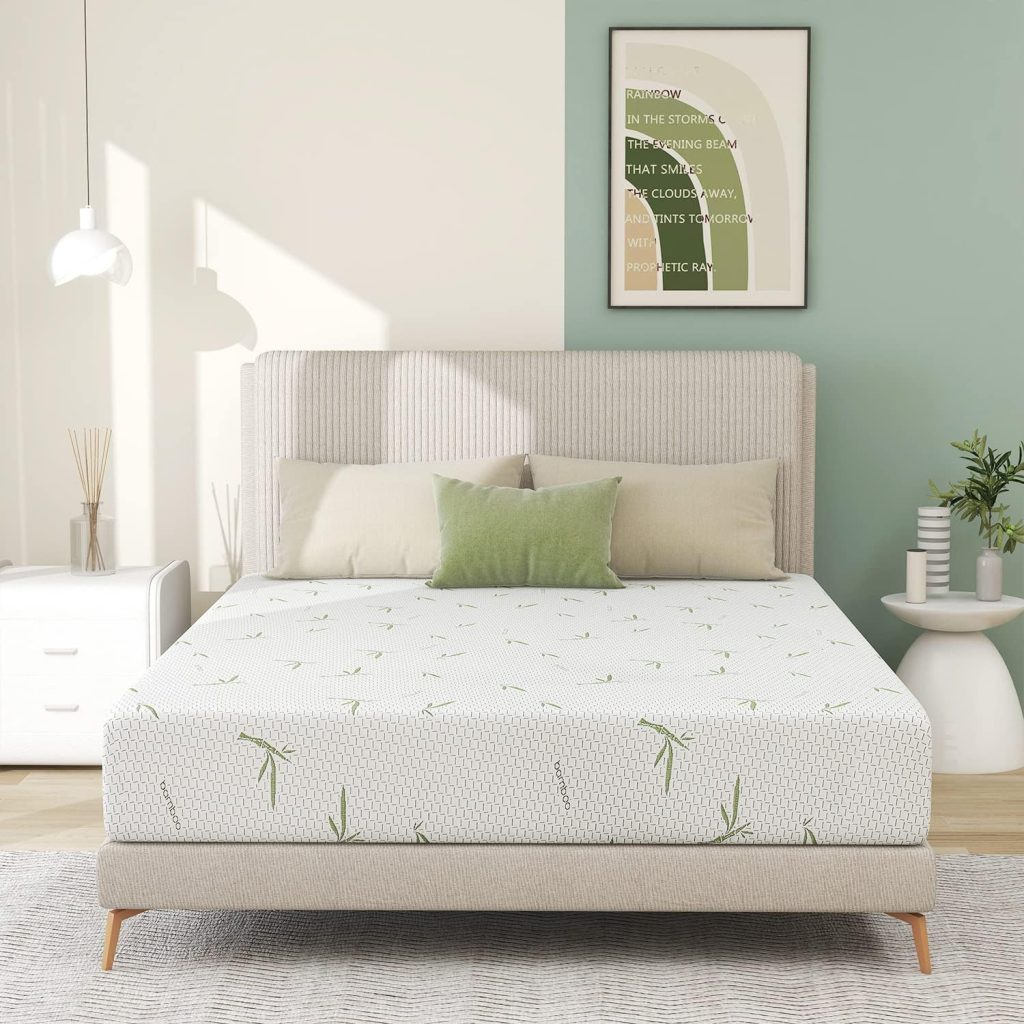 Queen Mattress, 10 inch Queen Size Gel Memory Foam Mattress for a Cool Sleep Pressure Relief, Medium Firm, Bed in a Box