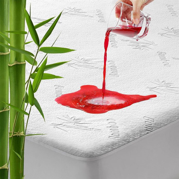 lysam mattress protector king cooling bed mattress cover waterproof 76x 80 bed cover noiseless breathable soft machine w