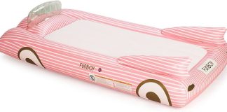 FUNBOY Kids Pink Inflatable Travel Bed