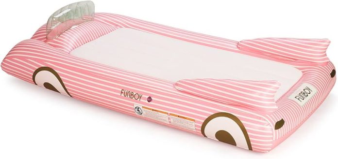 FUNBOY Kids Pink Inflatable Travel Bed