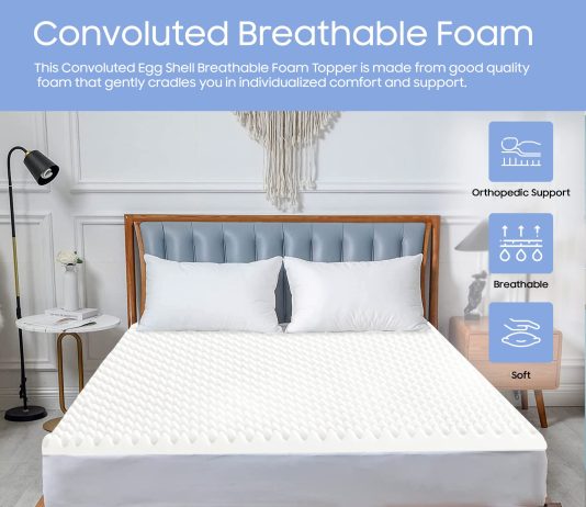 Greaton Breathable Foam Mattress Topper