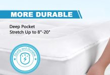 queen mattress pad cover cooling mattress topper pillow top with down alternative fill 8 21 fitted deep pocket queen siz 1