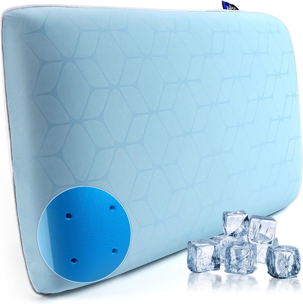 inight Pillows Queen Size Set of 2, Memory Foam Bed Pillows for Sleeping, Bed Pillow for Side Sleepers Back Sleepers, Oeko-tex CertiPUR-US-Queen Size (Pack of 2)