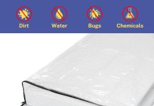 crib mattress storage bag with zipper 5 mil clear plastic cover for moving includes accessory bags 3