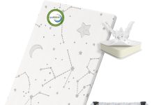 yening pack and play mattress pad baby pack n play mattresses for playpen and playard with washable cover 38x26x1 1 pack