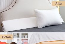 queen size60x8x6 bed wedge pillow for headboard bed gap filler close gap0 55 between mattress and headboardwall triangle 2