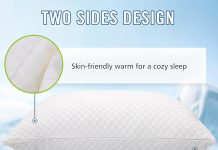 HIMOON Bed Pillows for Sleeping King Size 2 Pack,Cooling Memory Foam Pillows for Side Back and Stomach Sleepers(Memory Foam